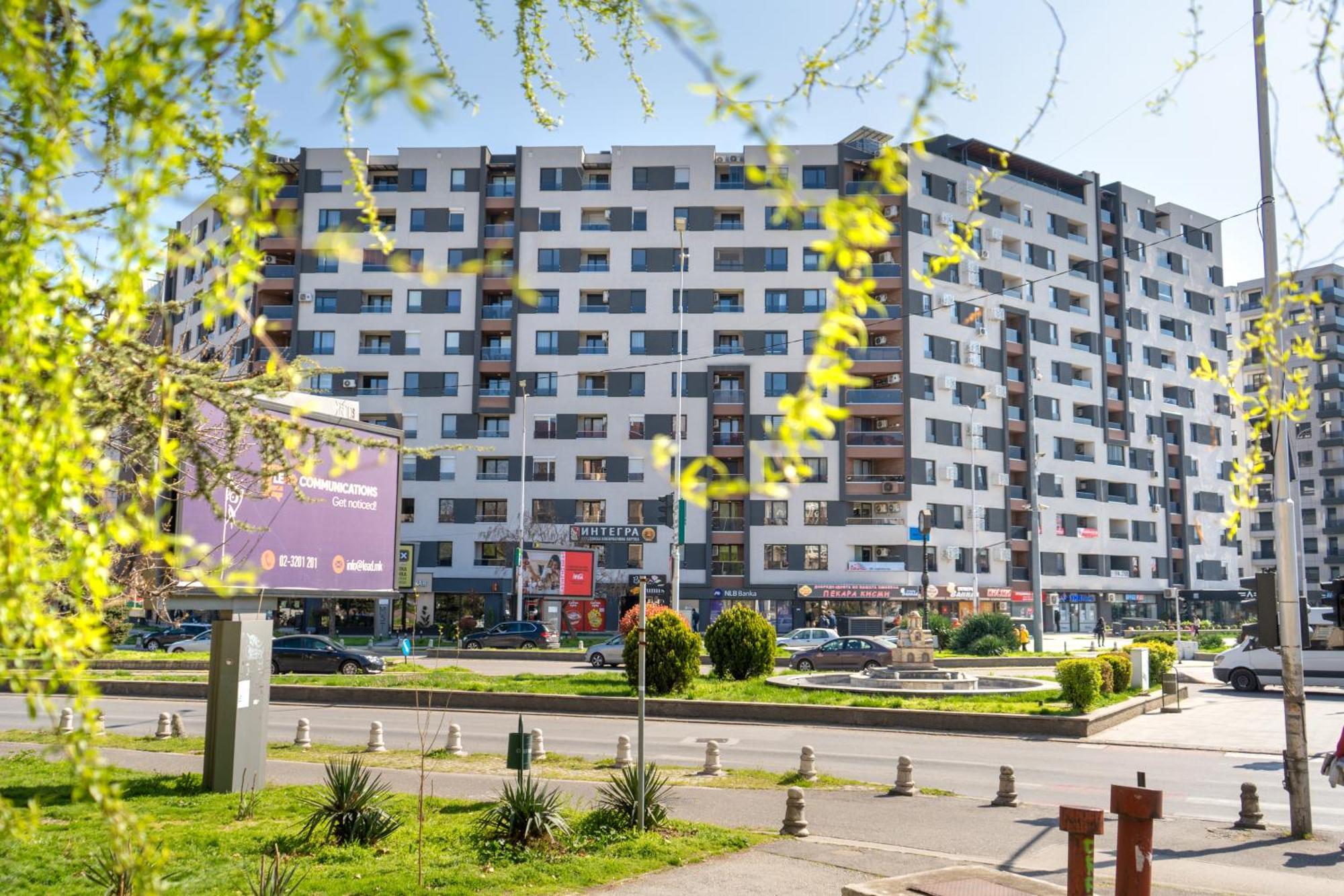 Unity Luxury Apartment - Skopje Buitenkant foto