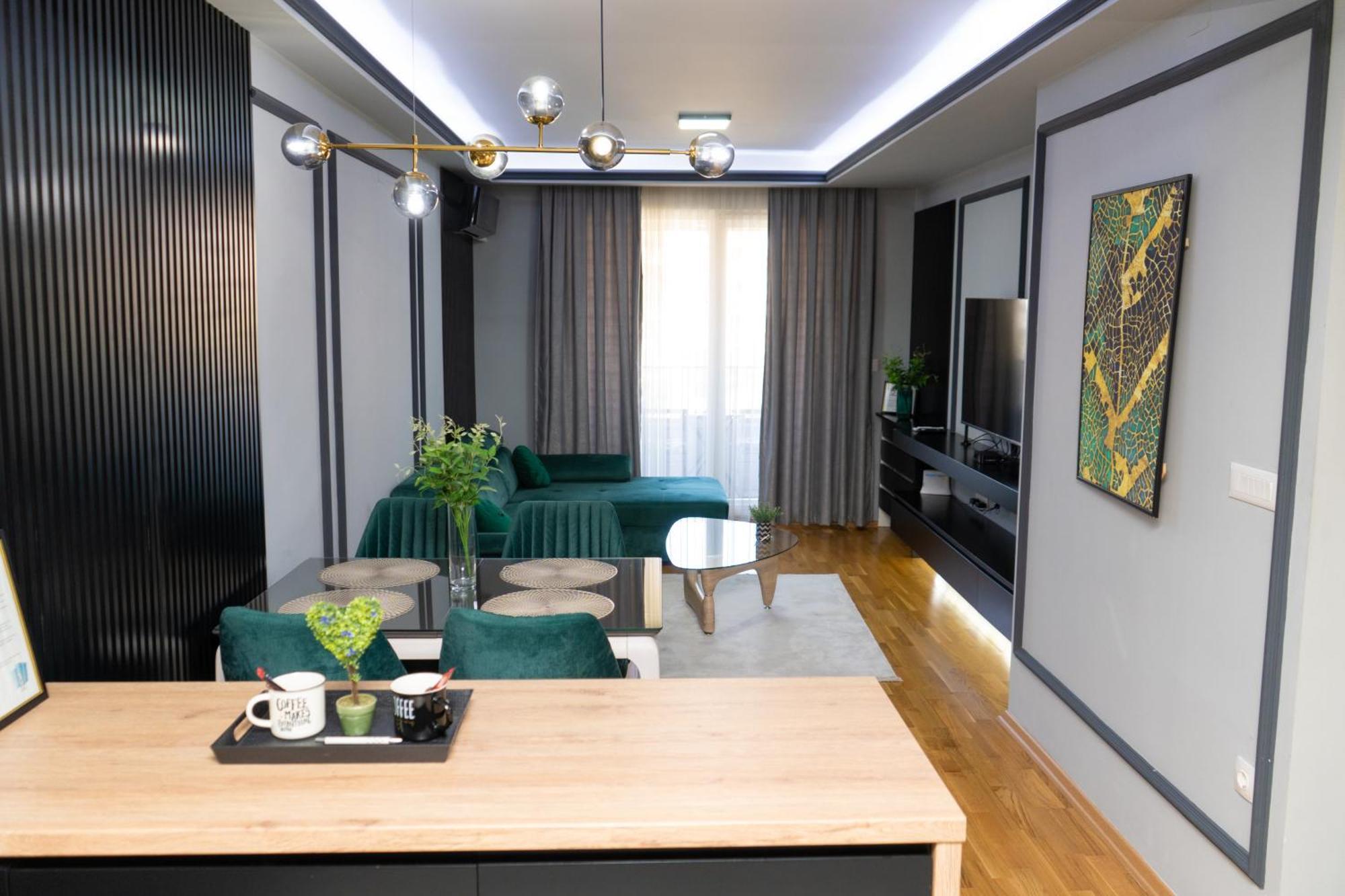 Unity Luxury Apartment - Skopje Buitenkant foto